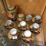 A GENUINE SAMURAI CHINA JAPAN HAND PAINTED TEA SET