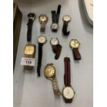 A SELECTION OF WRISTWATCHES