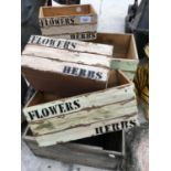 FIVE WOODEN DECORATIVE BOXES