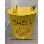 A YELLOW SHELL PETROL CAN