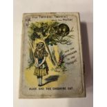 AN EARLY TWENTIETH CENTURY FULL PACK OF 'ALICE IN WONDERLAND' GAME CARDS COMPLETE WITH ORIGINAL