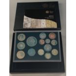 A BOXED 2011 ROYAL MINT STANDARD PROOF SET OF 14 COINS WITH CERTIFICATE