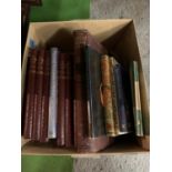 A COLLECTION OF BOOKS INCLUDING LORD OF THE RINGS, LITTLE TICH ETC.