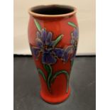 AN ANITA HARRIS HAND PAINTED AND SIGNED BLUEBELL VASE