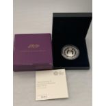 A BOXED 2017 ROYAL MINT SILVER PROOF CENTINERY OF THE HOUSE OF WINDSOR 5 POUND COIN WITH CERTIFICATE