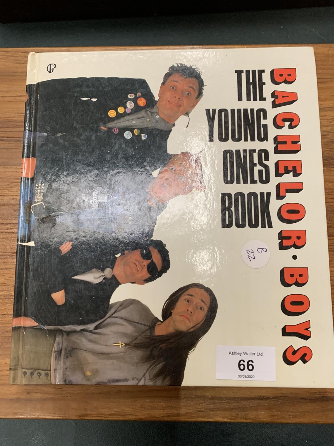 A HARD BACK COPY OF 'THE YOUNG ONES BOOK- BACHELOR BOYS' SIGNATURE IS A PRINT
