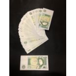 EIGHTY FOUR ONE POUND NOTES, CASHIER J.B. PAGE AND D.H.F SOMERSET