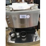 A DELONGHI COFFEE MAKER BELIEVED WORKING BUT NO WARRANTY