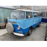 A 1971 VW CAMPER VAN, ON A V5, CURRENT OWNER SINCE 1991, GARAGE STORED FOR MANY YEARS, WITH KEY,
