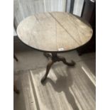 A GEORGE III OAK TRIPOD TILT-TOP TABLE, 30" DIAMETER