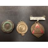 THREE VARIOUS MEDALS