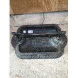 A VINTAGE CAST IRON BOOT SCRAPER