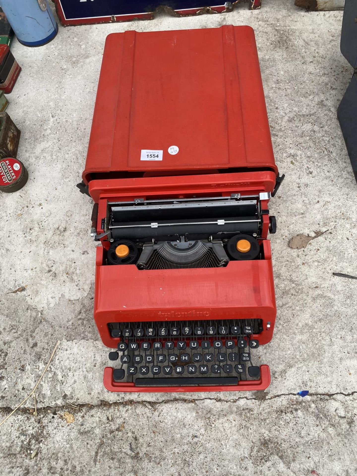 A VINTAGE VALENTINE TYPEWRITER