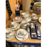 A TUSCAN FINE BONE CHINA TEA SET ETC