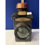 A VINTAGE LMS LAMP ADLAKE NO 22 LAMP MANUFACTURING AND RAILWAY SUPPLIES LTD LONDON