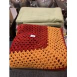 A SELECTION OF WOOLLEN BLANKETS