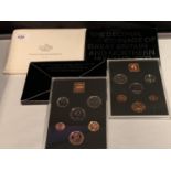 TWO 1971 ROYAL MINT SEVEN COIN CUPRO NICKEL PROOF SETS IN PRESENTATION BOXES
