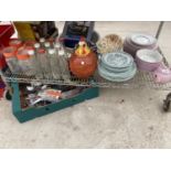 VARIOUS KITCHEN ITEMS - PLATES, CUTLERY ETC
