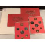 TWO 1973 ROYAL MINT SEVEN COIN CUPRO NICKEL PROOF SETS IN PRESENTATION BOXES