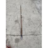 A SPLIT CANE TWO PIECE FLY FISHING ROD AND ROD BAG