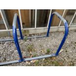 A TUBULAR METAL BIKE RACK