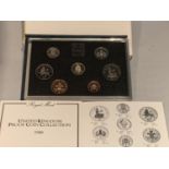 A 1988 ROYAL MINT SEVEN COIN CUPRO NICKEL SET IN PRESENTATION BOX