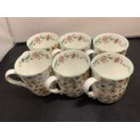 SIX MINTON HADDEN HALL MUGS