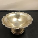 A SILVER FOOTED BOWL