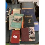 A QUANTITY OF MANUALS AND BOOKLETS RELATING TO MOTORING, ENGINEERING ETC