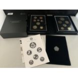 A ROYAL MINT 2015 UNITED KINGDOM EIGHT COIN PROOF SET WITH PRESENTATION BOX AND CERTIFICATES