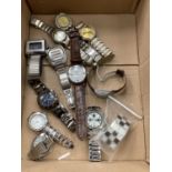 AN ASSORTMENT OF LADIES AND GENTS WATCHES