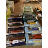 A COLLECTION OF DINKY, CORGI AND MOBIL BOXED CARS