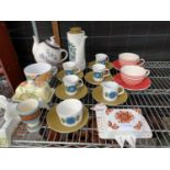 A J&G MEAKIN COFFEE SET ETC.