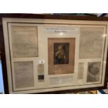 A LARGE FRAMED COLLECTION OF BIRMINGHAM SYMPHONY ORCHESTRA MEMORABILIA