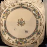 A ROYAL WORCESTER 'MAYFIELD' GATEAU PLATE