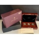 A 2018 GOLD PROOF THREE COIN SET SOVEREIGN, HALF SOVEREIGN AND QUARTER SOVEREIGN