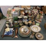 A LARGE SELECTION OF CERAMICS TO INCLUDE COALPORT AND POOLE ETC