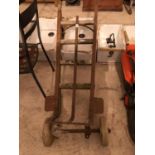 A VINTAGE SACK TRUCK A/F NEEDS WHEELS RE-AFFIXING