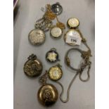 A SELECTION OF POCKET WATCHES
