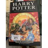 A HARD BACKED FIRST EDITION ' HARRY POTTER AND THE DEATHLY HALLOWS'