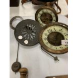 AN ASSORTMENT OF CLOCK MOVEMENTS