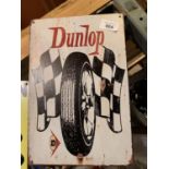 A VINTAGE STYLE "DUNLOP" GARAGE/MAN CAVE RETRO SIGN