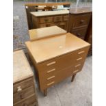 A VINTAGE DEMERARA DRESSING TABLE