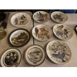 AN ASSORTMENT OF DECORATIVE COLLECTORS PLATES