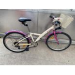 A B TWIN YOUNG TEENAGER 6 GEAR SHIMANO BIKE