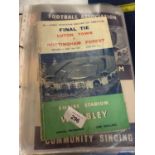 AM ALBUM OF F.A. CUP FINAL PROGRAMMES 1957 - 1984