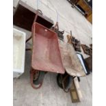 TWO WHEELBARROWS