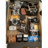 A QUANTITY OF CAMERA EQUIPMENT TO INCLUDE PAXETTE CAMERAS