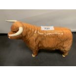 A BESWICK HIGHLAND BULL