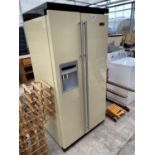 A RANGEMASTER AMERICAN STYLE FRIDGE FREEZER - BELIEVED WORKING BUT NO WARRANTY